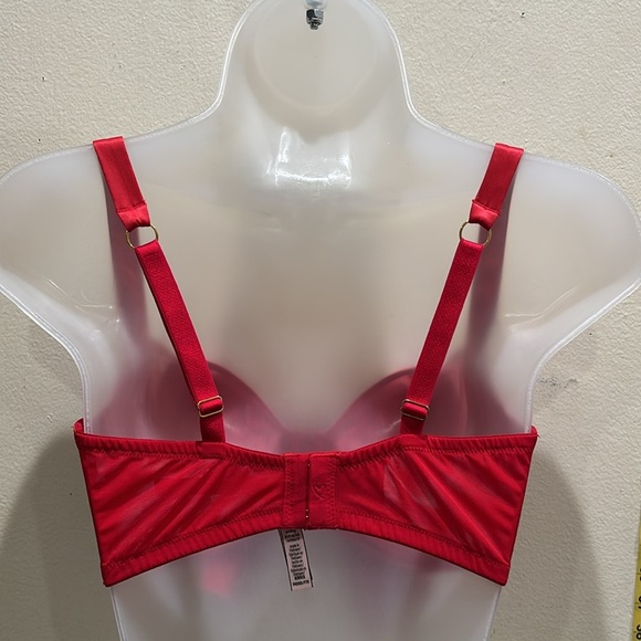 Victoria's Secret Red Satin Bow Bralette - Picture 3 of 5